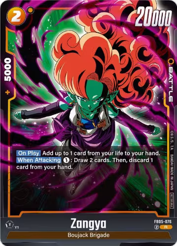 Zangya (Limited Pack 02) (FB05-076), Tournament and Championship Promos — DB Fusion card price