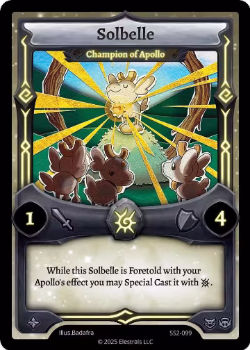 Solbelle - Champion of Apollo (SS2-099), Shattered Stars Chapter 2 [SS2] — Elestrals card price