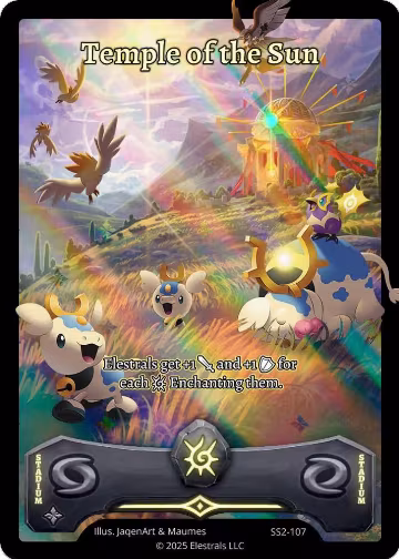 Temple of the Sun (SS2-107), Shattered Stars Chapter 2 [SS2] — Elestrals card price