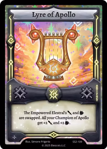 Lyre of Apollo (SS2-109), Shattered Stars Chapter 2 [SS2] — Elestrals card price