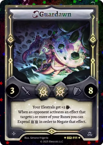 Guardawn (Stellar) (SS2-111), Shattered Stars Chapter 2 [SS2] — Elestrals card price