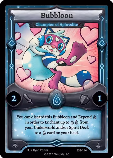 Bubbloon - Champion of Aphrodite (SS2-114), Shattered Stars Chapter 2 [SS2] — Elestrals card price