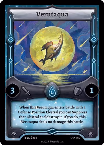 Verutaqua (SS2-116), Shattered Stars Chapter 2 [SS2] — Elestrals card price