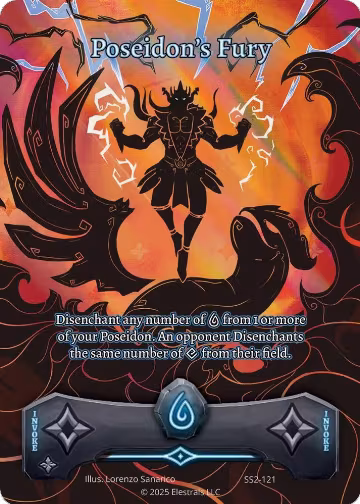 Poseidon's Fury (SS2-121), Shattered Stars Chapter 2 [SS2] — Elestrals card price
