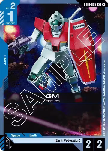 GM (ST01-005), Starter Deck 01: Heroic Beginnings — Gundam card price