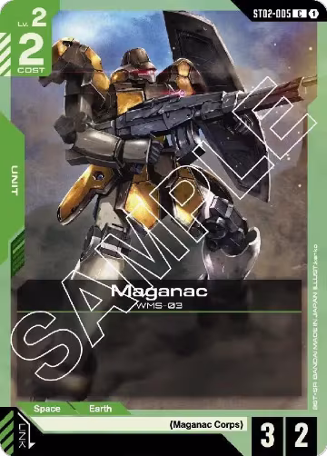 Maganac (ST02-005), Starter Deck 02: Wings of Advance — Gundam card price