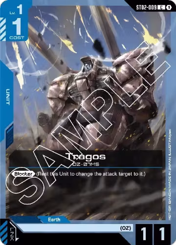 Tragos (ST02-009), Starter Deck 02: Wings of Advance — Gundam card price
