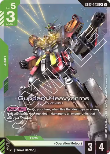 Gundam Heavyarms (C+) (ST02-003), Starter Deck 02: Wings of Advance — Gundam card price