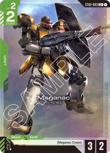 Maganac (C+) (ST02-005), Starter Deck 02: Wings of Advance — Gundam card price