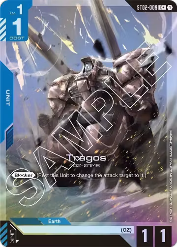 Tragos (C+) (ST02-009), Starter Deck 02: Wings of Advance — Gundam card price