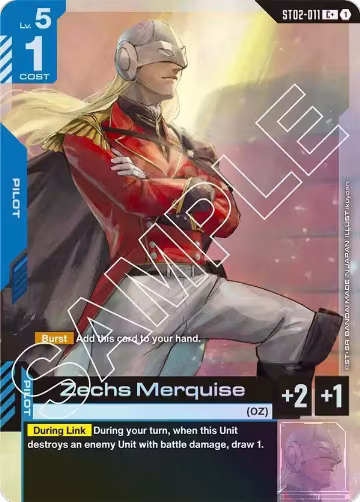 Zechs Merquise (C+) (ST02-011) — card price