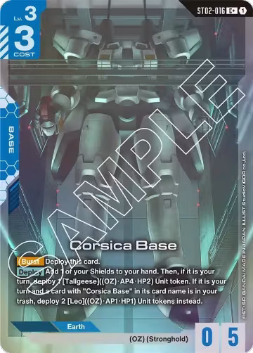 Corsica Base (C+) (ST02-016) — card price
