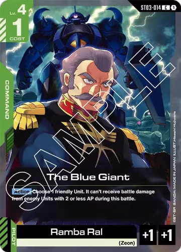 The Blue Giant (ST03-014), Starter Deck 03: Zeon's Rush — Gundam card price