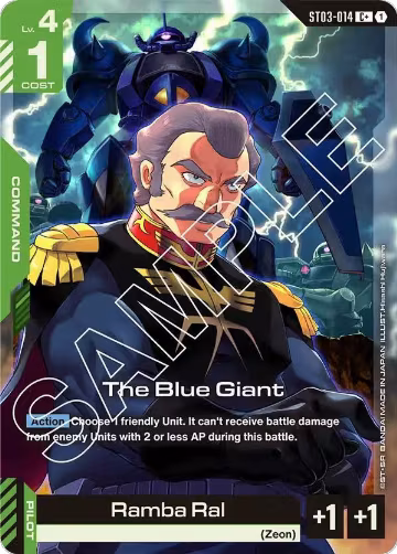 The Blue Giant (C+) (ST03-014), Starter Deck 03: Zeon's Rush — Gundam card price