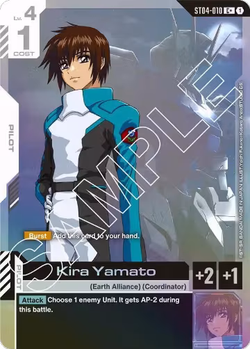 Kira Yamato (C+) (ST04-010), Starter Deck 04: SEED Strike — Gundam card price