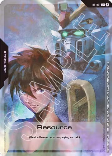 Resource (RP-001) (Edition Beta BANDAI TCG+ Store Trial Event) (RP-001), Promotional Resource Tokens — Gundam card price