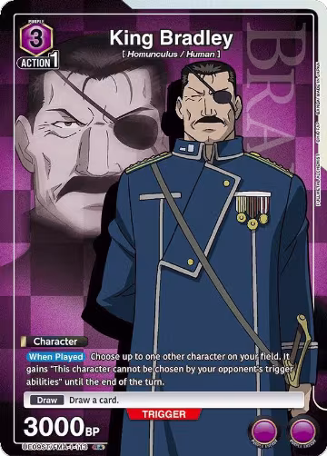 King Bradley (R*) (UE09ST/FMA-1-113) — card price
