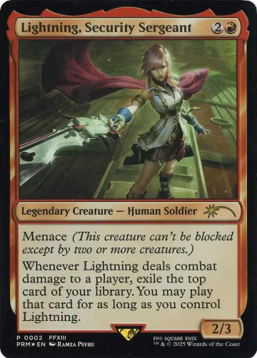 Lightning, Security Sergeant (Costco Bundle) (2), Unique and Miscellaneous Promos — Magic card price