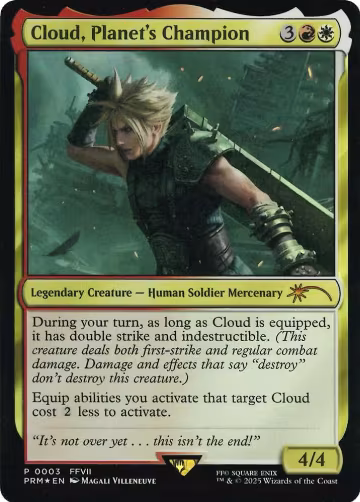 Cloud, Planet's Champion (Costco Bundle) (3), Unique and Miscellaneous Promos — Magic card price