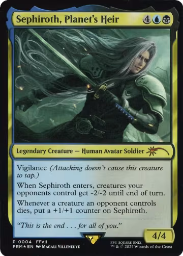 Sephiroth, Planet's Heir (Costco Bundle) (4), Unique and Miscellaneous Promos — Magic card price