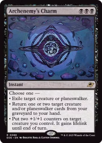 Archenemy's Charm (88), Edge of Eternities — Magic card price