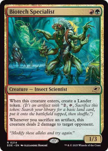 Biotech Specialist (214), Edge of Eternities — Magic card price