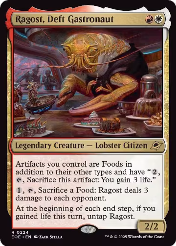 Ragost, Deft Gastronaut (224), Edge of Eternities — Magic card price