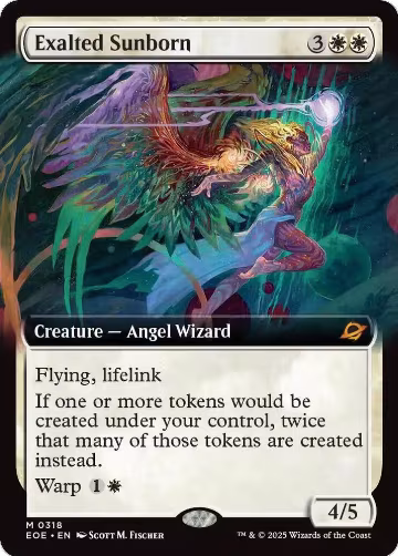 Exalted Sunborn (Extended Art) (318), Edge of Eternities — Magic card price