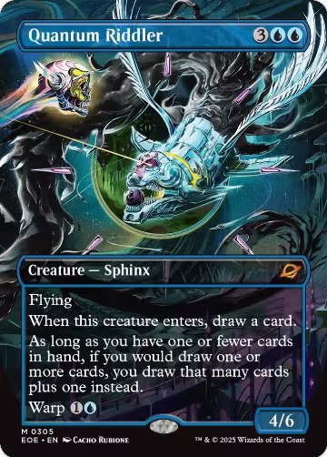 Quantum Riddler (Borderless) (305), Edge of Eternities — Magic card price