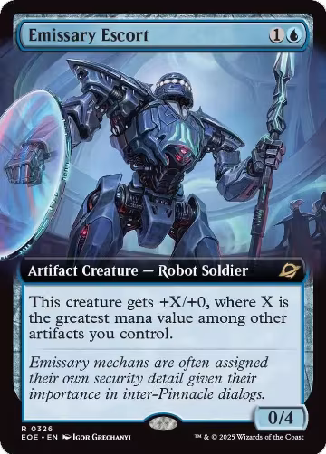 Emissary Escort (Extended Art) (326), Edge of Eternities — Magic card price