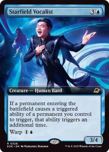 Starfield Vocalist (Extended Art) (328), Edge of Eternities — Magic card price