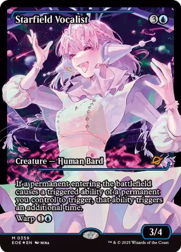 Starfield Vocalist (Showcase) (359), Edge of Eternities — Magic card price