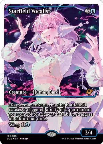 Starfield Vocalist (Showcase) (Fracture Foil) (385) — card price