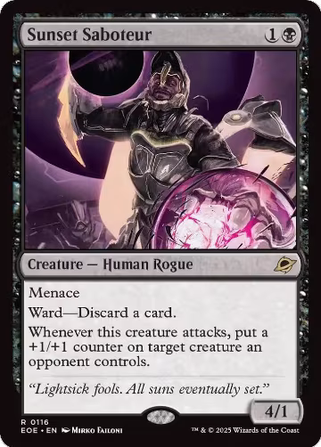 Sunset Saboteur (116), Edge of Eternities — Magic card price