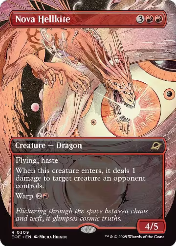 Nova Hellkite (Borderless) (309), Edge of Eternities — Magic card price
