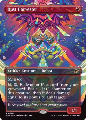 Rust Harvester (Borderless) (310), Edge of Eternities — Magic card price
