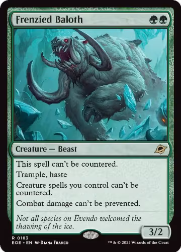 Frenzied Baloth (183), Edge of Eternities — Magic card price