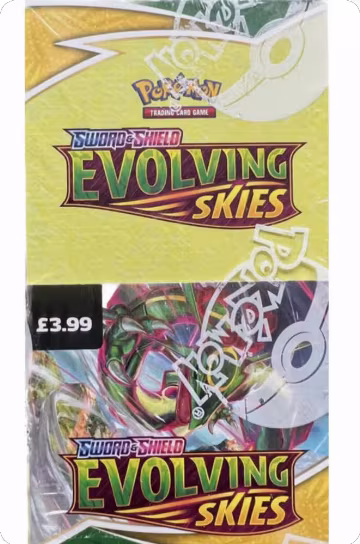 Evolving Skies Half Booster Box, Evolving Skies — Pokémon sealed product price