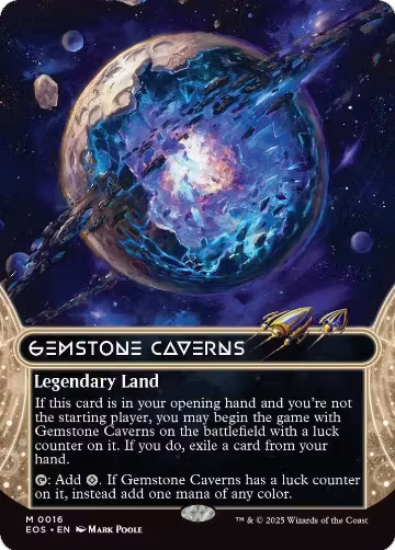 Gemstone Caverns (0016) (Borderless) (16), Edge of Eternities: Stellar Sights — Magic card price