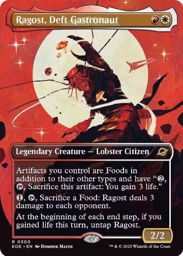 Ragost, Deft Gastronaut (Borderless) (300), Edge of Eternities — Magic card price