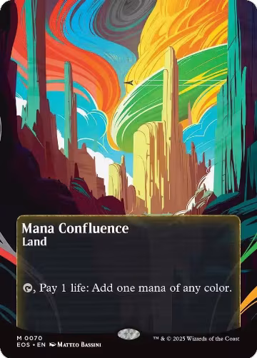 Mana Confluence (0070) (Borderless) (70), Edge of Eternities: Stellar Sights — Magic card price