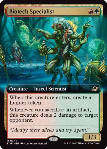 Biotech Specialist (Extended Art) (347), Edge of Eternities — Magic card price