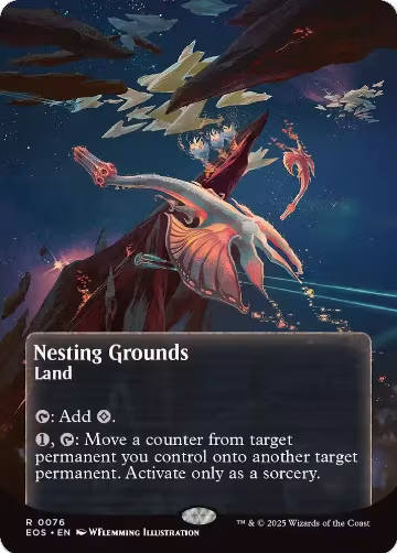 Nesting Grounds (0076) (Borderless) (76), Edge of Eternities: Stellar Sights — Magic card price
