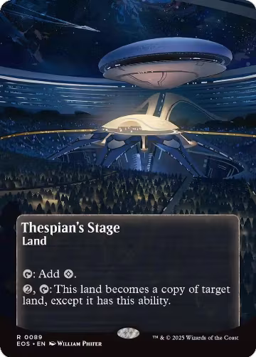 Thespian's Stage (0089) (Borderless) (89), Edge of Eternities: Stellar Sights — Magic card price