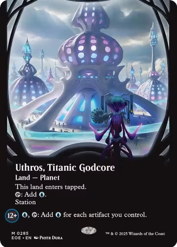 Uthros, Titanic Godcore (Borderless) (285), Edge of Eternities — Magic card price