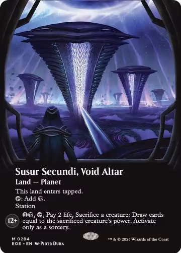 Susur Secundi, Void Altar (Borderless) (284), Edge of Eternities — Magic card price