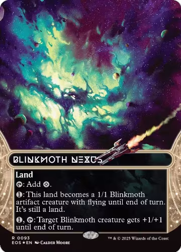Blinkmoth Nexus (0093) (Borderless) (Galaxy Foil) (93), Edge of Eternities: Stellar Sights — Magic card price