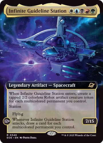 Infinite Guideline Station (Extended Art) (348), Edge of Eternities — Magic card price