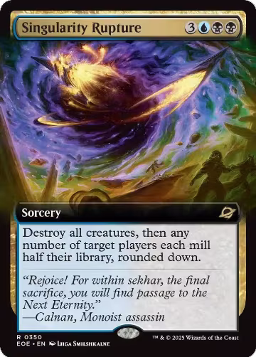 Singularity Rupture (Extended Art) (350), Edge of Eternities — Magic card price
