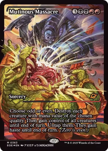 Mutinous Massacre (Showcase) (363), Edge of Eternities — Magic card price